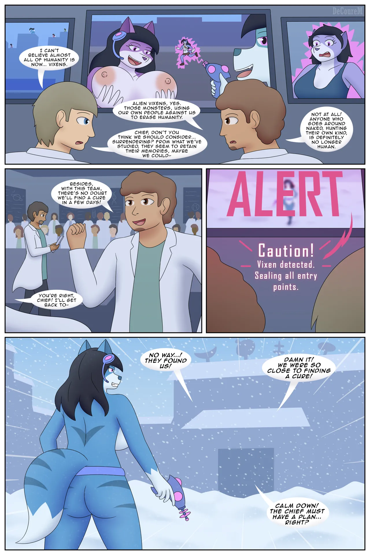 DeCoureM Attack of the Alien Vixens page 2 full