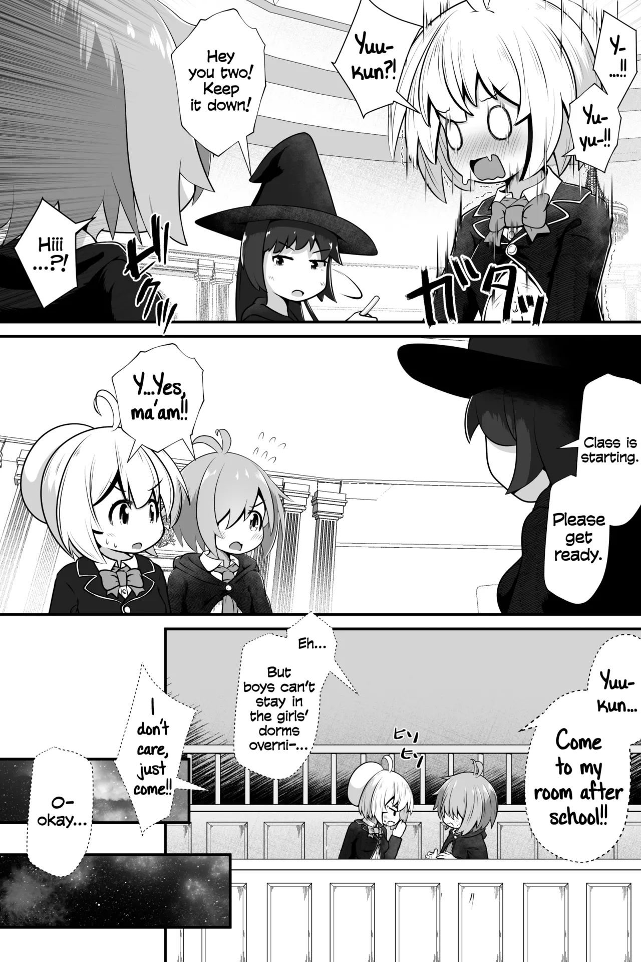 Mahoutsukai no Shounen Shoujo ga Kankaku Kyouyuu Mahou tsukatte Ecchi suru Ohanashi | A Story About a Mage-Student Girl and Boy Using a Shared Senses Spell and Lewding Together page 8 full