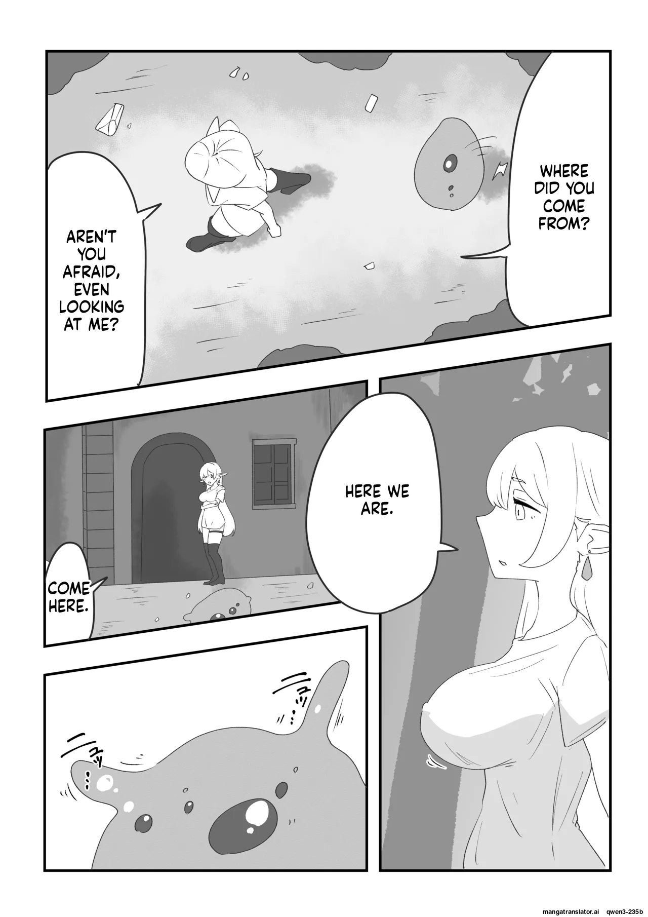 Minarenai Shokushu Slime o Hirotta Dakenanoni page 4 full