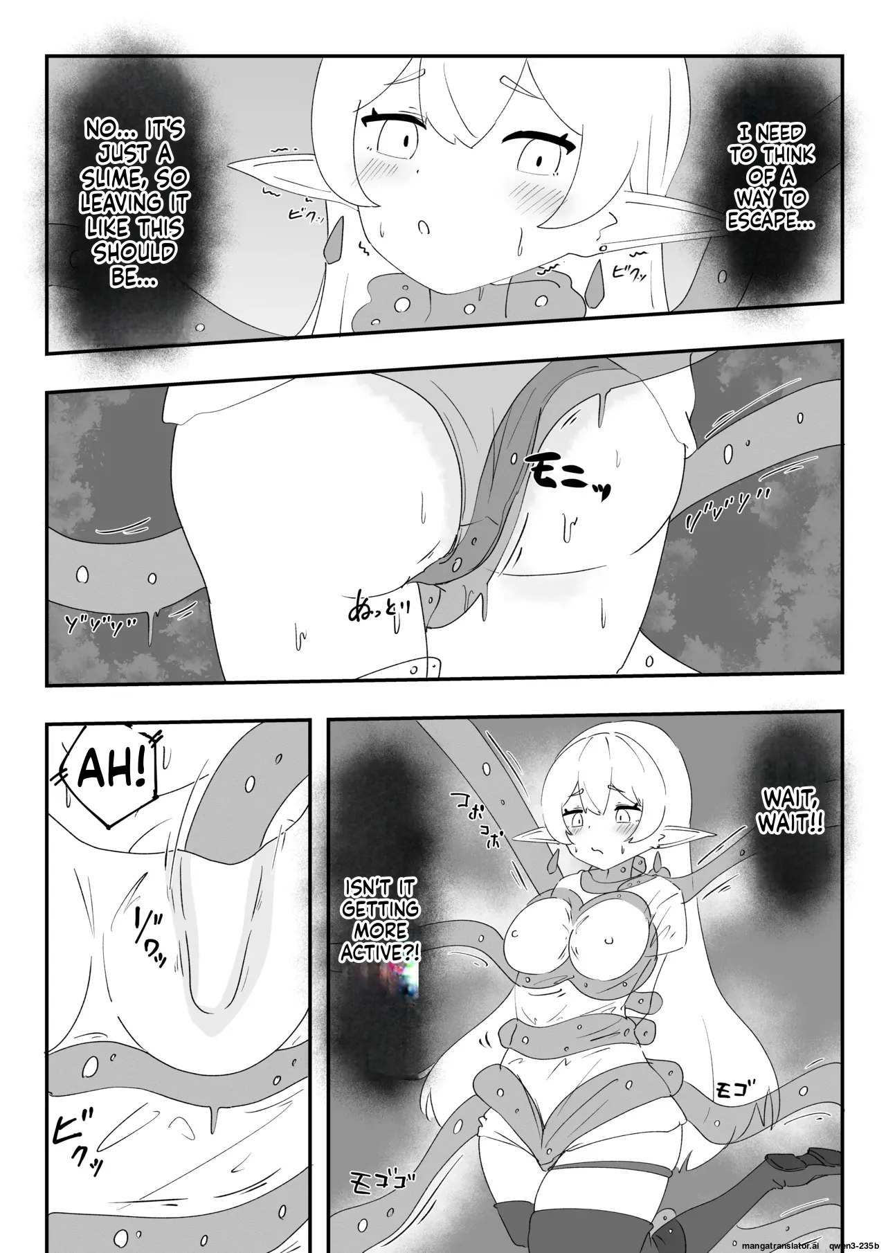 Minarenai Shokushu Slime o Hirotta Dakenanoni page 9 full