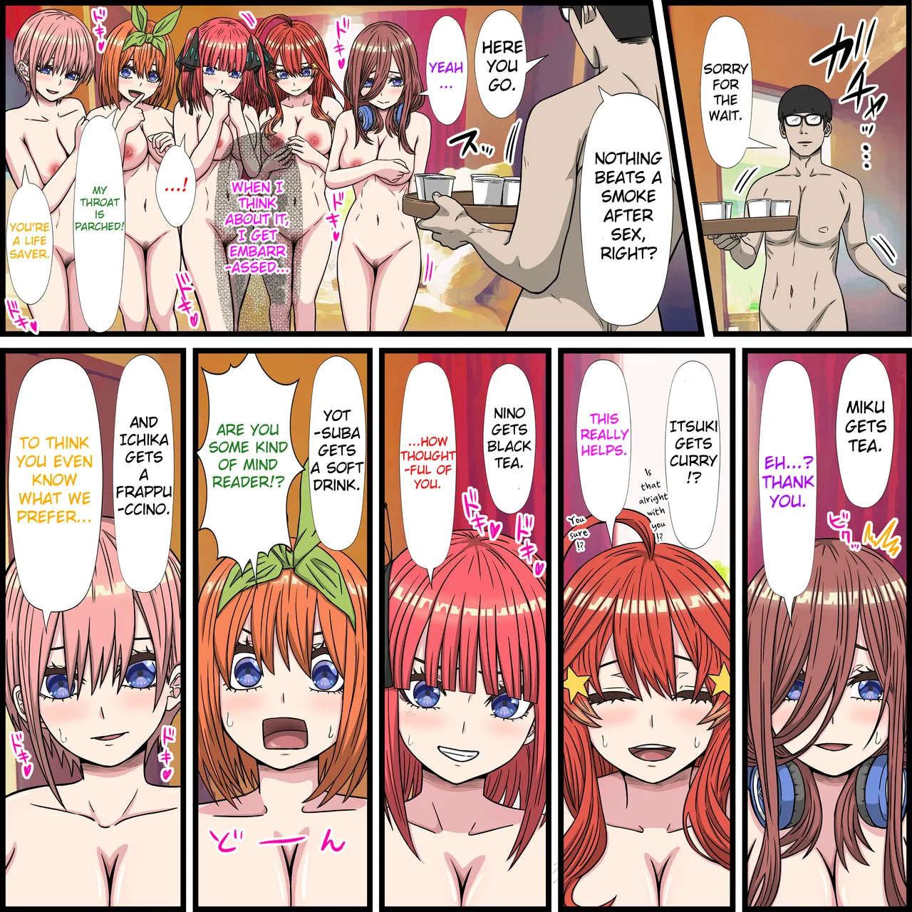An App Where You Can Have Sex With Anime Characters 26, Quintuplets Corruption Chapter page 6 full