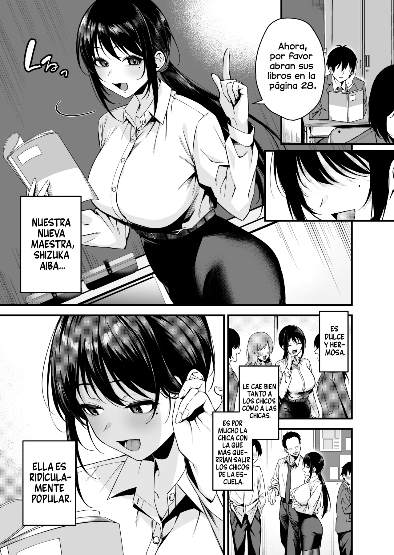 Boku no Sensei wa Ero Haishinsha no Naka no Hito. ~Kanbotsu Chikubi o Hojiri nagara Ani-goe Zetchou shi makuru 23-sai Tannin Jokyoushi~| Mi profesora es la persona detrás de la streamer erótica. ~La profesora de 23 años que llega al clímax sin parar con voz de anime mientras se estimula los pezones invertidos~ page 2 full