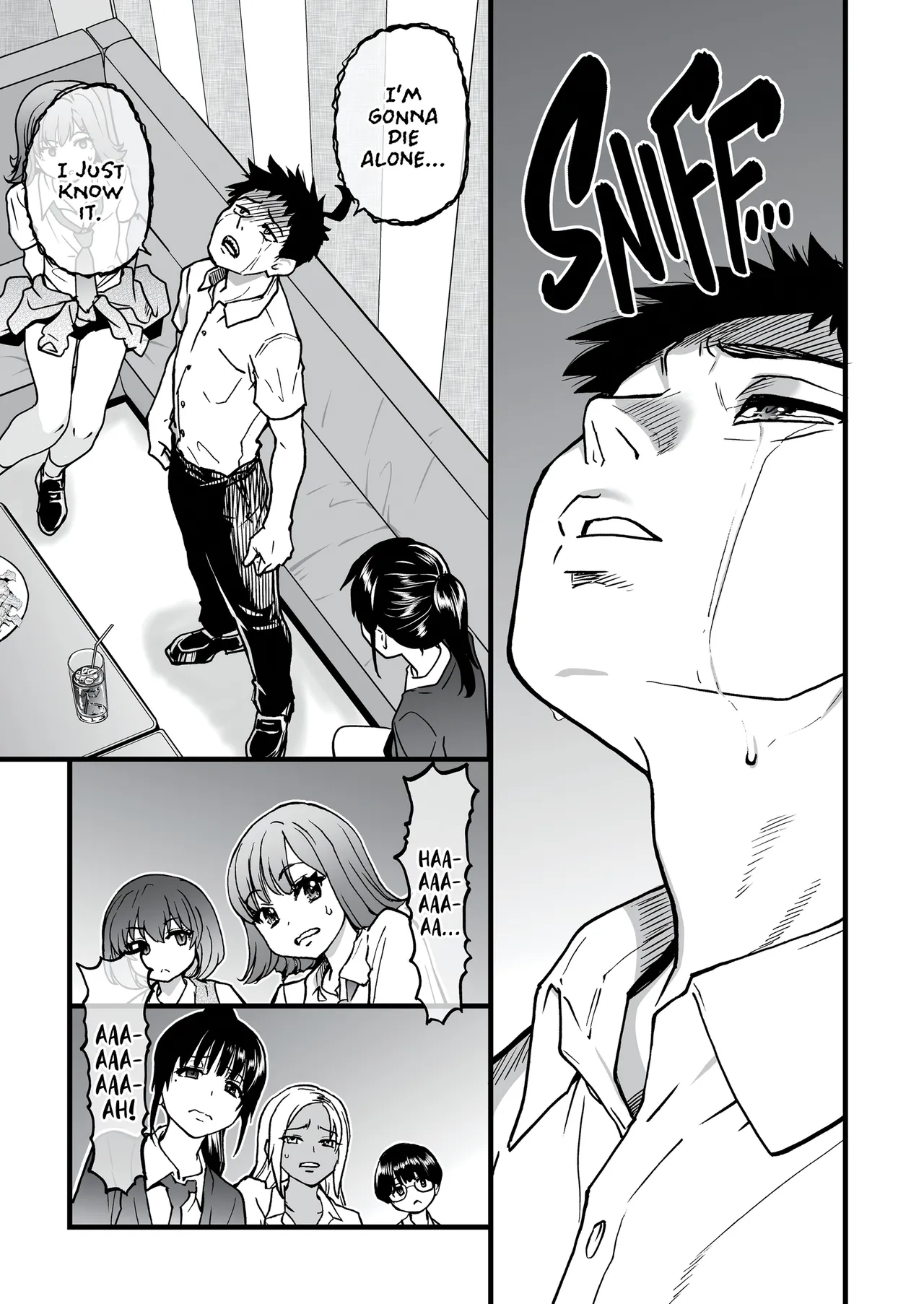 100-Kai Furareta Zetsubou-teki ni Motenai Ore o Awarenda Kareshi Ari Onna Tomodachi ga Nandemo Eroi Koto Yarasete Kureta!! | Pity Party in My Pants page 12 full