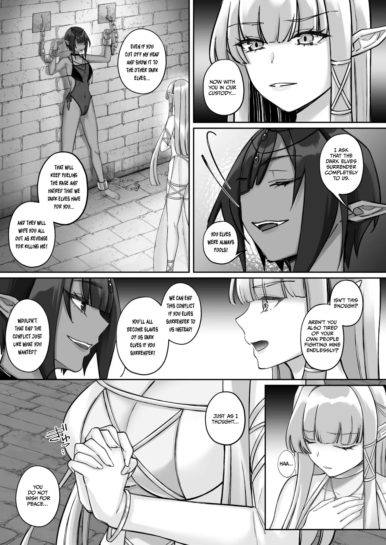 Elf Kanraku ~Elf ni Ecchi na Inmon o Tsukete Les Ochi Saseru~ page 6 full