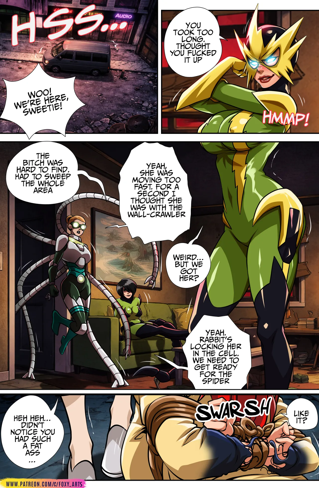 Trapped Mary Jane Venom Comic page 3 full