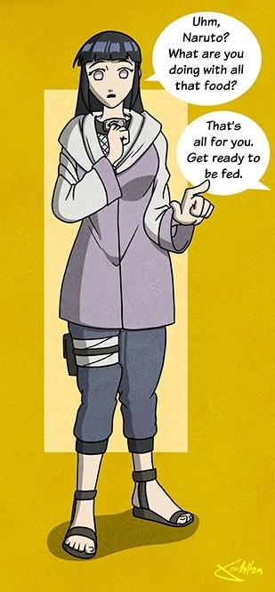 Feeding Hinata page 1 full
