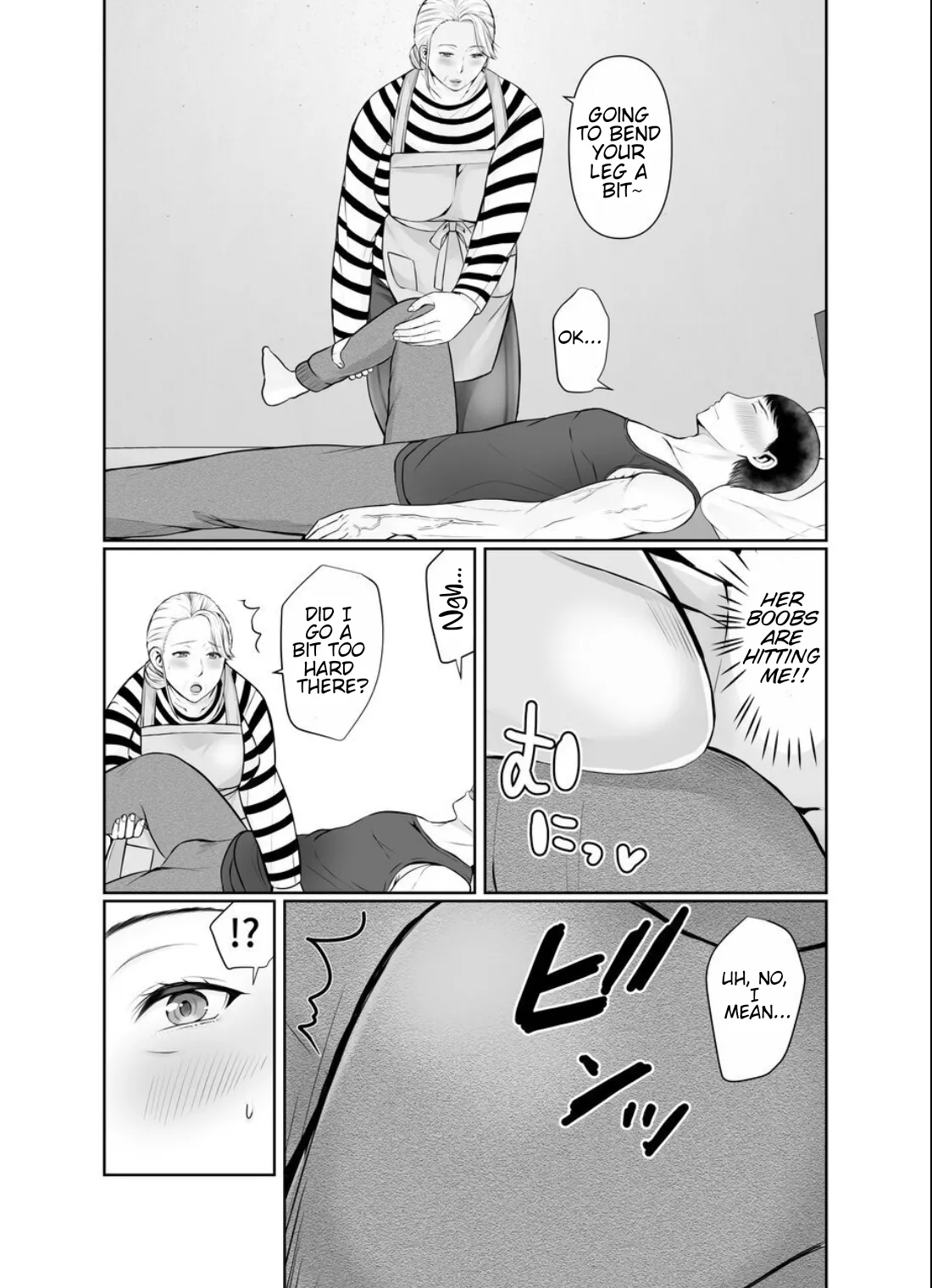 My Chubby Grandma's special heart-warming Massage ♡ page 9 full