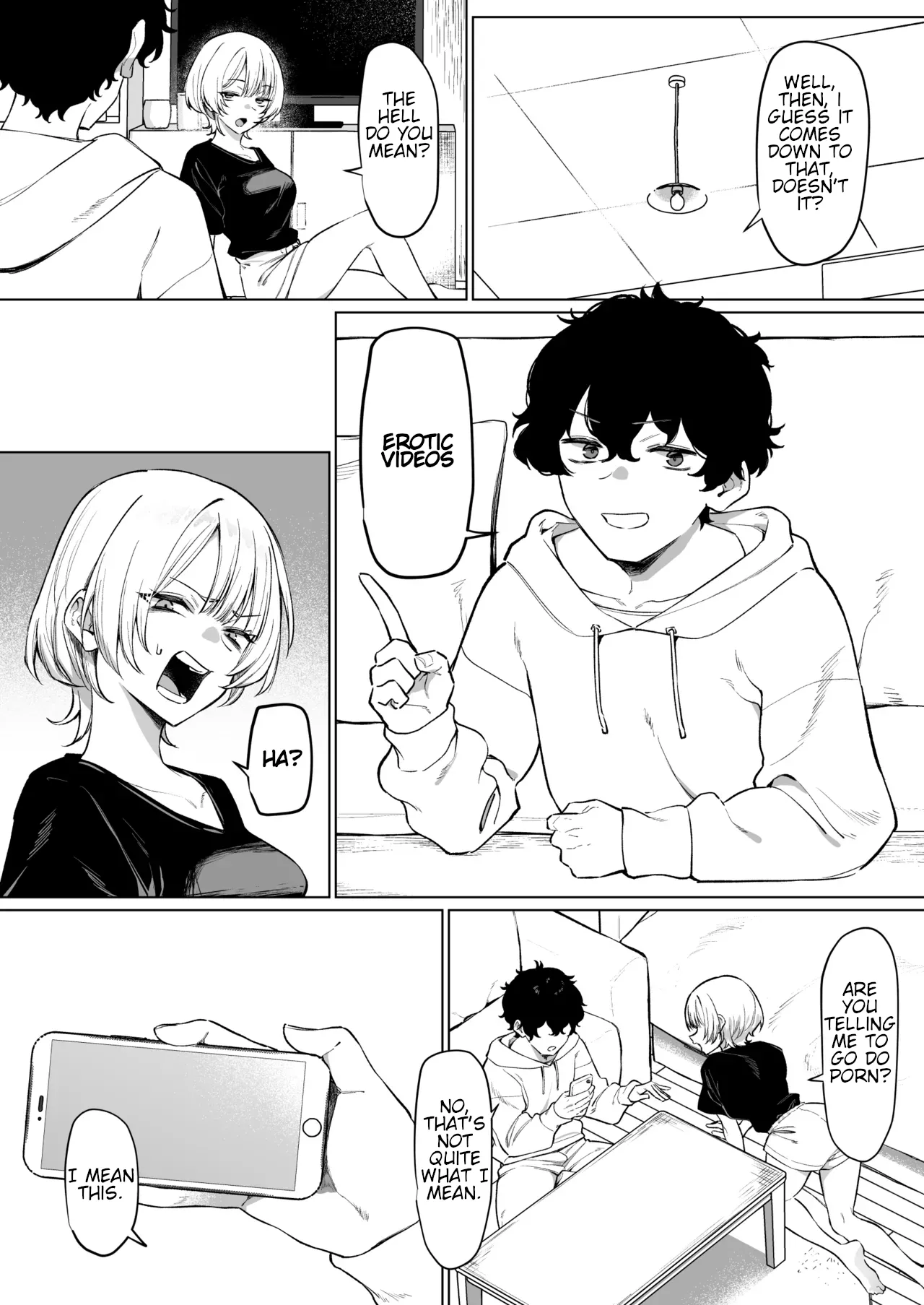 The Story of Earning Money with a Video of Steamy French Kissing with my Senpai page 3 full