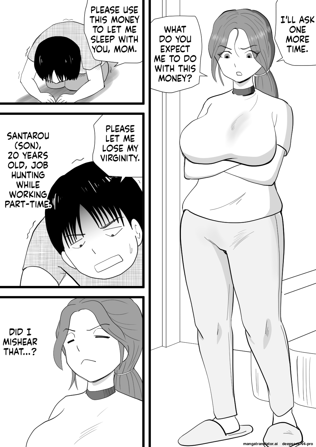 Beit-dai de Kaa-san no Karada o Katta Musuko no Hanashi page 4 full