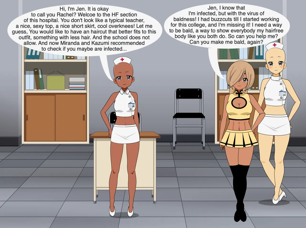 All Bald Hospital - 3 - Lice@School page 8 full