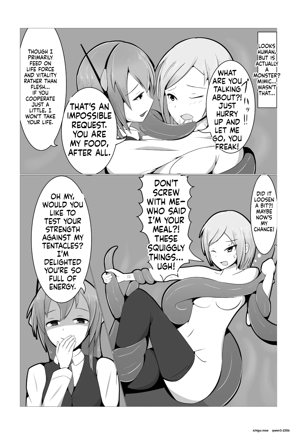 Surprisingly, the taxi turned out to be a mimic! page 4 full