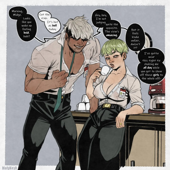 [MelyKeyB] Midori Ringo x Mako Sensuikan (for @C00MBRAIN) cover