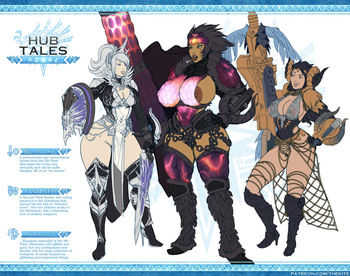 [TheKite] Hub Tales (Monster Hunter) cover