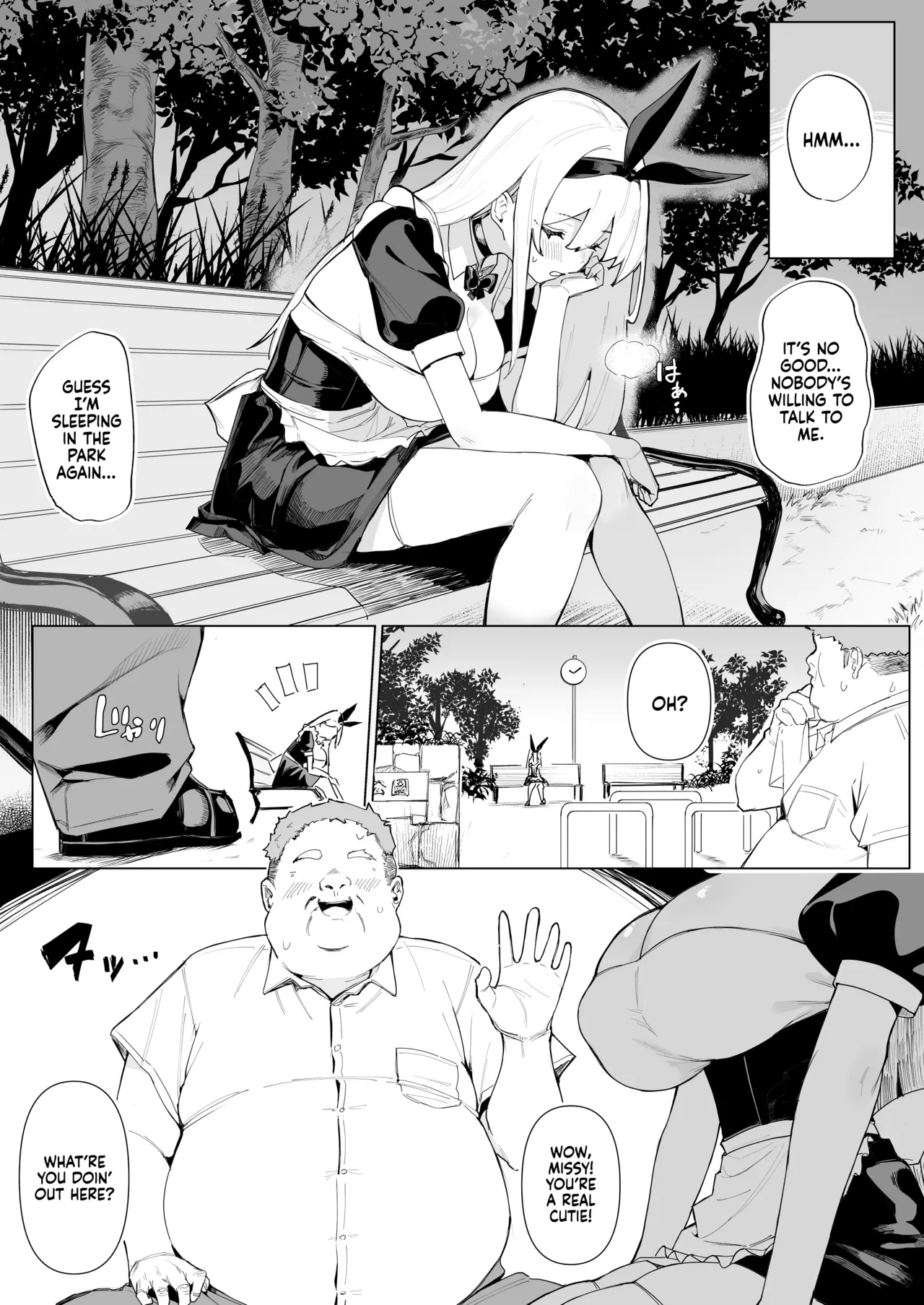 Tenshi Hirotta kara Haramaseru ~Ojii-san Senyou Botebara Onaho ni Naru made no Kiroku~ | I Met an Angel, and then I Knocked Her Up ~A Record of Becoming Oji-san’s Personal Preggo Belly Onahole~ page 6 full