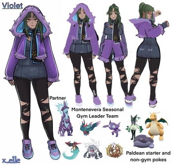 [x_e11e/various] Violet (Pokemon OC) cover
