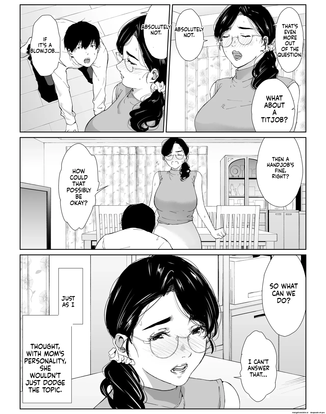 Tanomaretara Kotowarenai Seikaku no Okaa-san o Kudoite Mita page 5 full