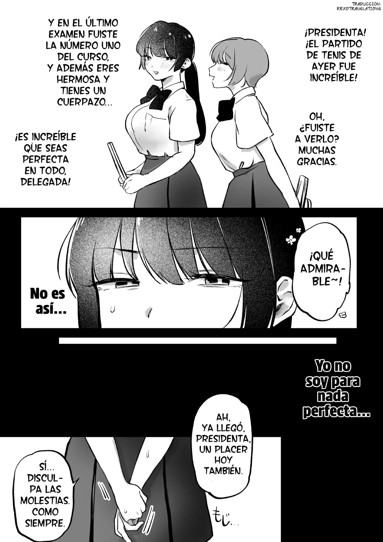 Entrenamiento especial secreto de sumisión con la presidenta - Iincho-san to Himitsu no Kobi Tokkun page 1 full