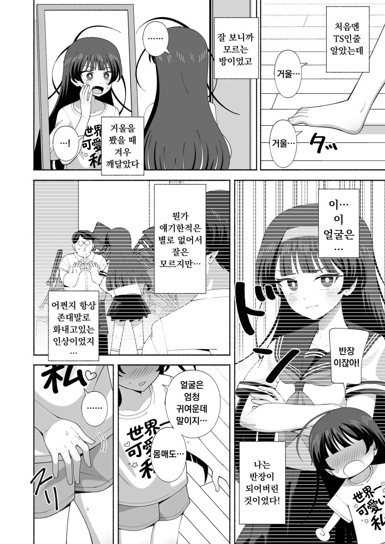 Ore no Karada ni Natta Iinchou ga Koufun Shisugi! | 내 몸이 되어버린 반장이 너무 흥분했어! page 3 full
