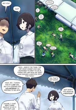 Volunteer for pet human livestock sales promotion event 【Translated by kochakaden】