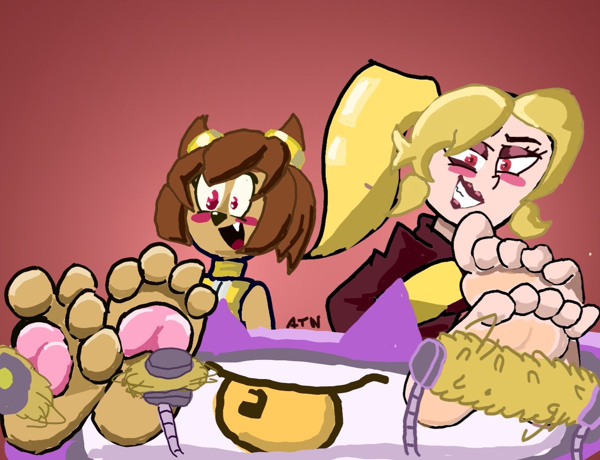 Tickling and paws artwork page 7 full