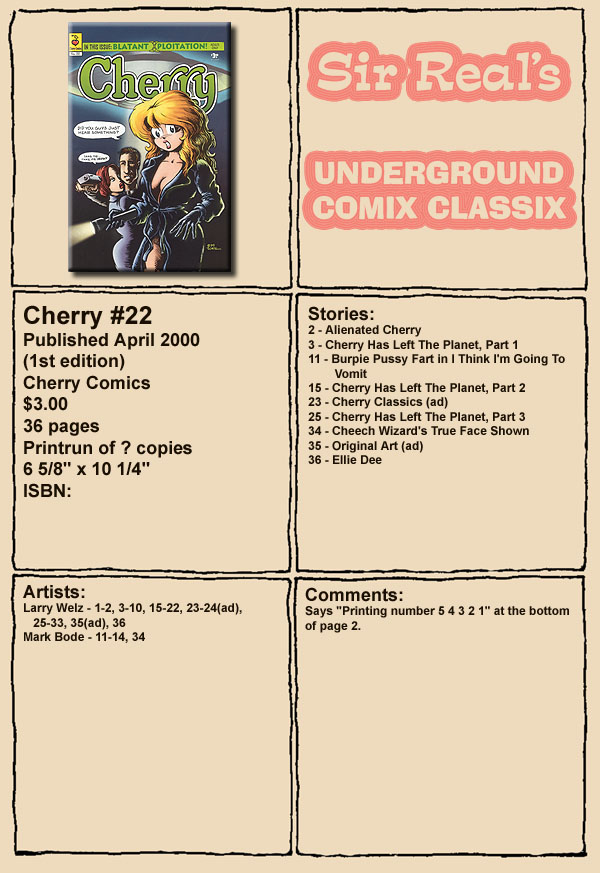 Cherry Poptart #22 page 1 full