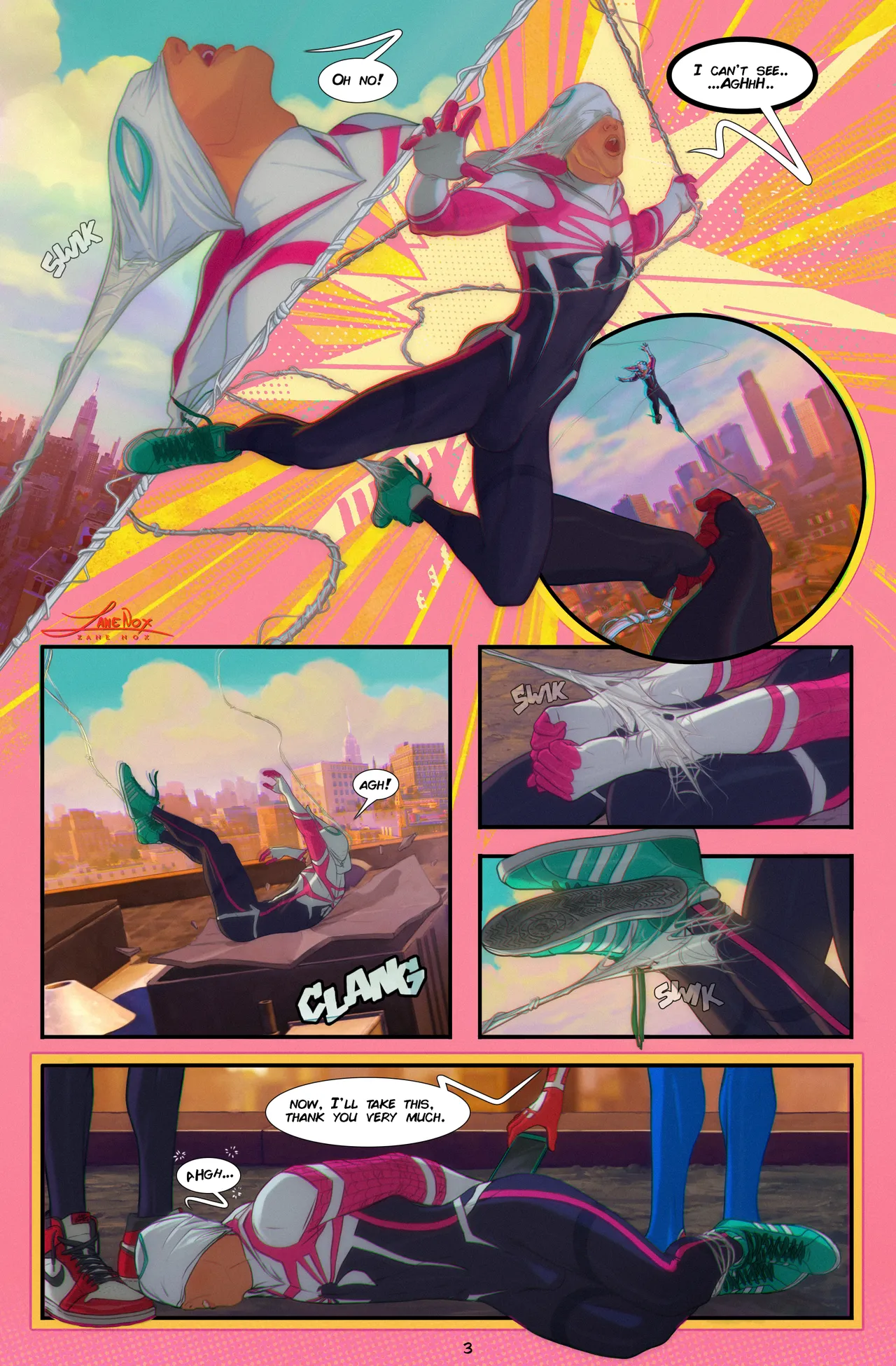 Spiderman Gay comic Peter X Miles X R63!Gwen page 3 full