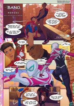 Spiderman Gay comic Peter X Miles X R63!Gwen