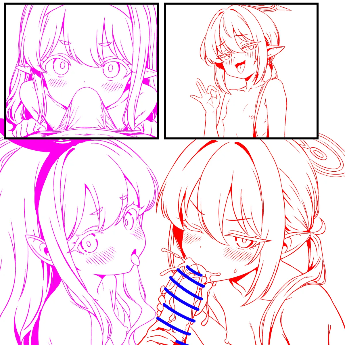 並列充填するヒカリ＆ノゾミ page 7 full