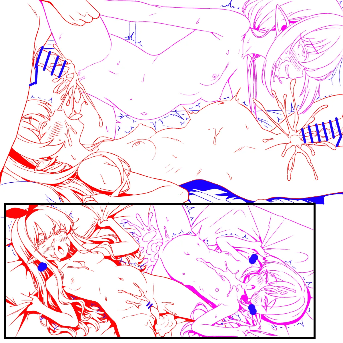 並列充填するヒカリ＆ノゾミ page 9 full