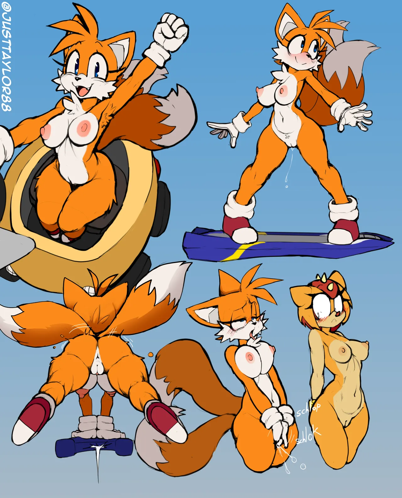 Tails Sketches page 1 full