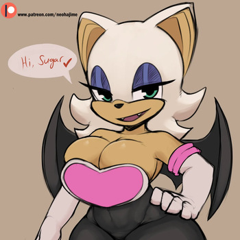 [Neo Hajime] Rouge the Bat (Sonic the Hedgehog) cover