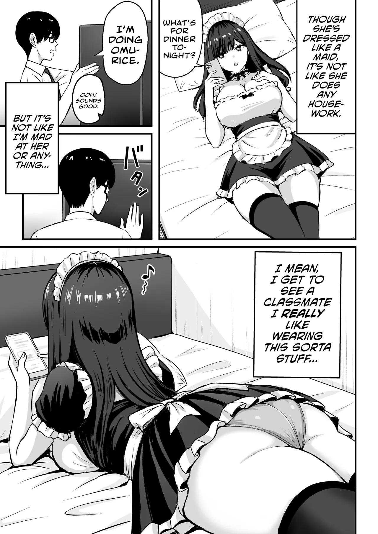 Cosplay Sex With My Freeloading Classmate | Isourou Classmate wa Cosplay H o shite Kureru. page 4 full