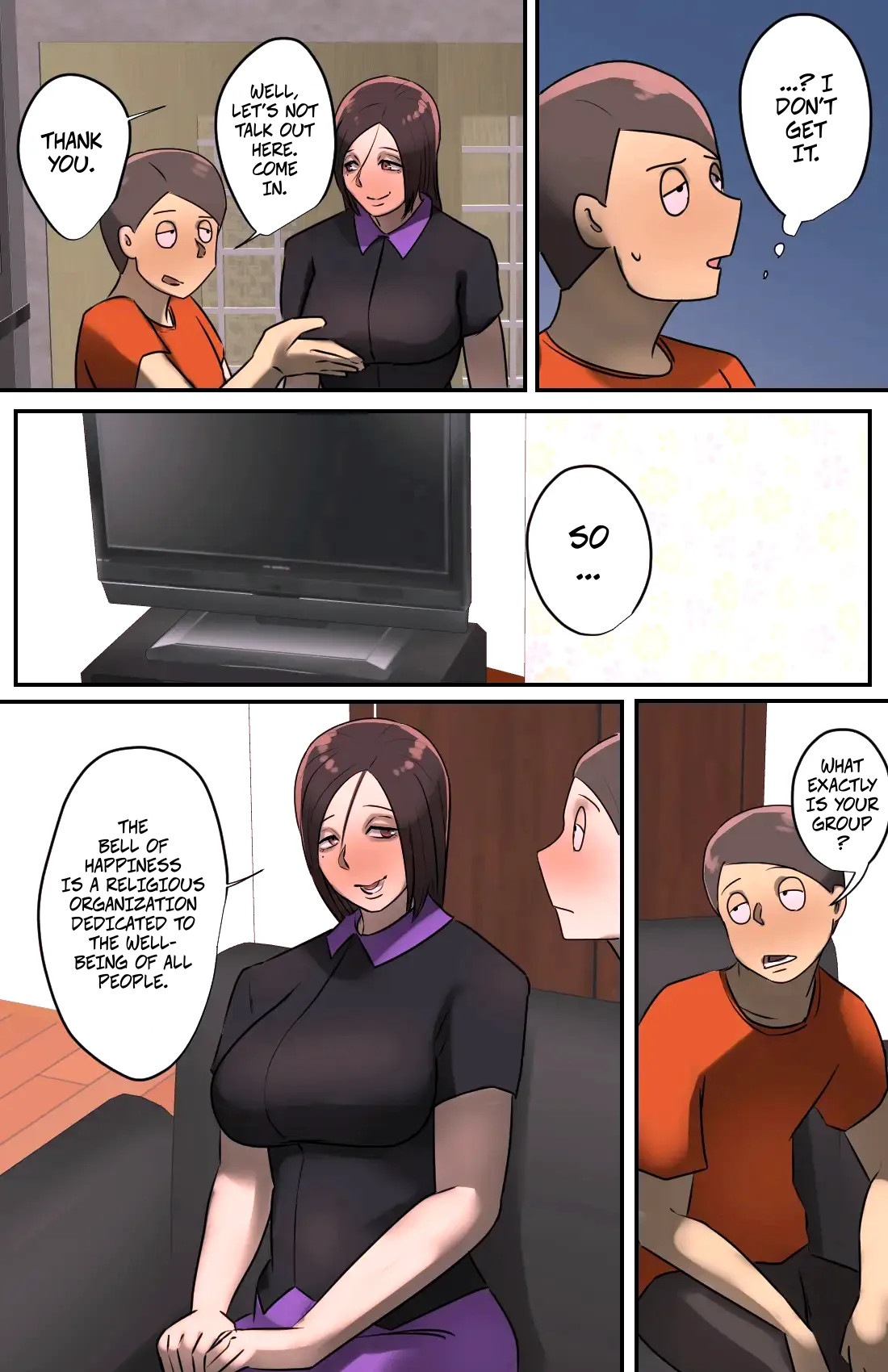 A Saleswoman Interrupted Me While I Was Jerking-Off -- Genkan o Aketara Iru Kanyuu Oba-san page 6 full