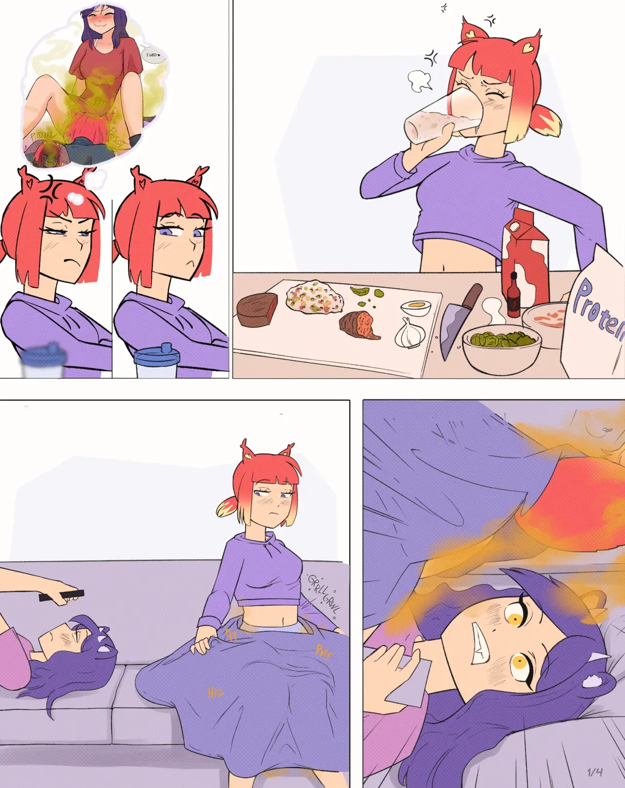 Testing New Panties + Revenge page 3 full