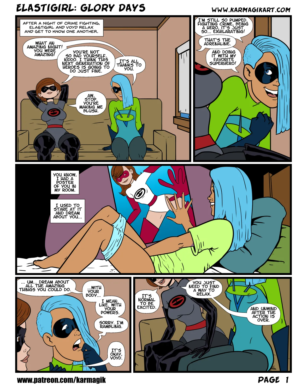 Elasti-Girl: Glory Days page 4 full