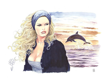 Milo Manara - Brigitte Bardot cover