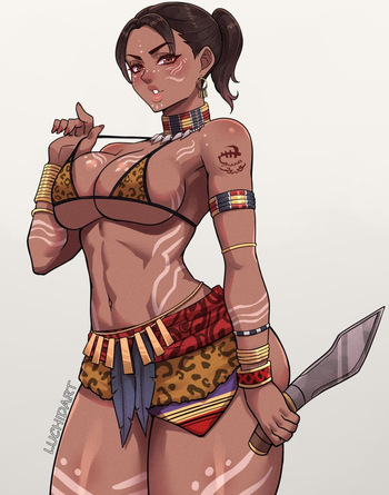 Sheva Alomar (Resident Evil). cover