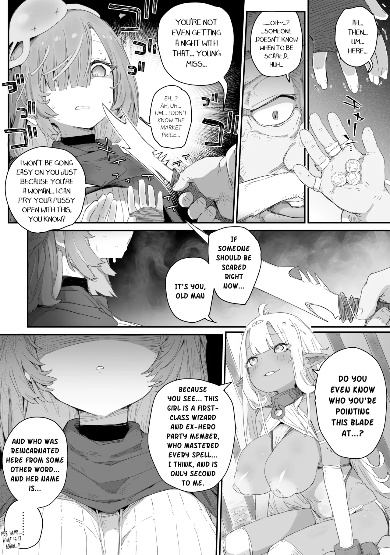 Maryoku Kare de Chiichaku Natta Dark Elf Senpai ~Dorei Ochi Shitemo Namaiki datta node, Futanari Chinpo de Bachiboko Wakarase Sex!!!~ page 6 full