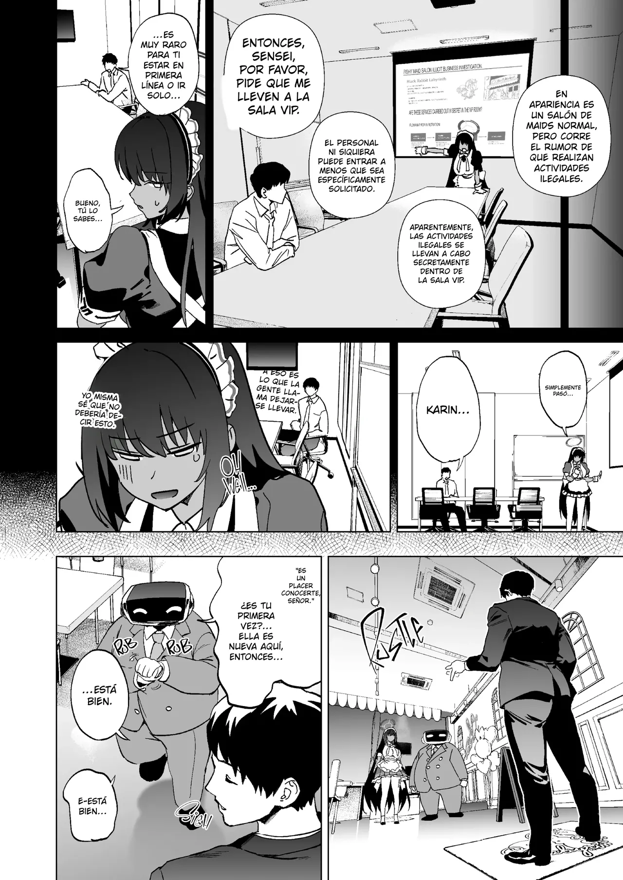Shiri to Karin to Toumei Bunny｜La sirvienta, el trasero y el conejito cristalino page 3 full