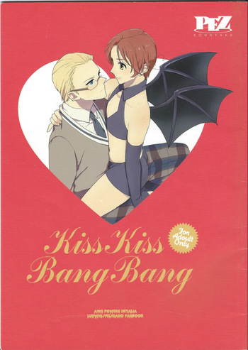 [pez. (Konnyaku Yukko)] KISS KISS BANG BANG (Axis Powers Hetalia) cover