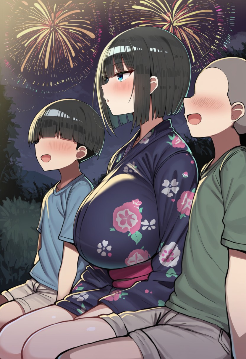 Pervert Brat vs. Black-Haired Bob-cut Girl ⑤ page 2 full