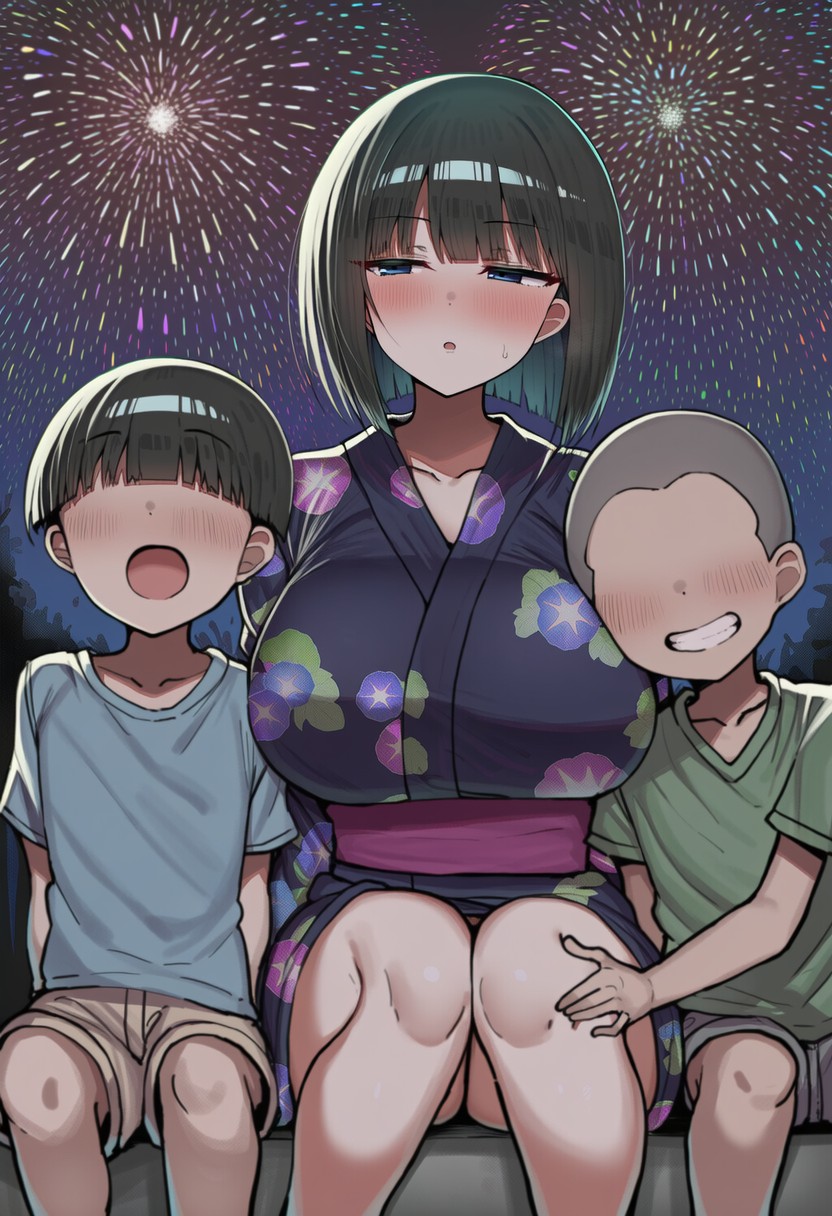 Pervert Brat vs. Black-Haired Bob-cut Girl ⑤ page 7 full