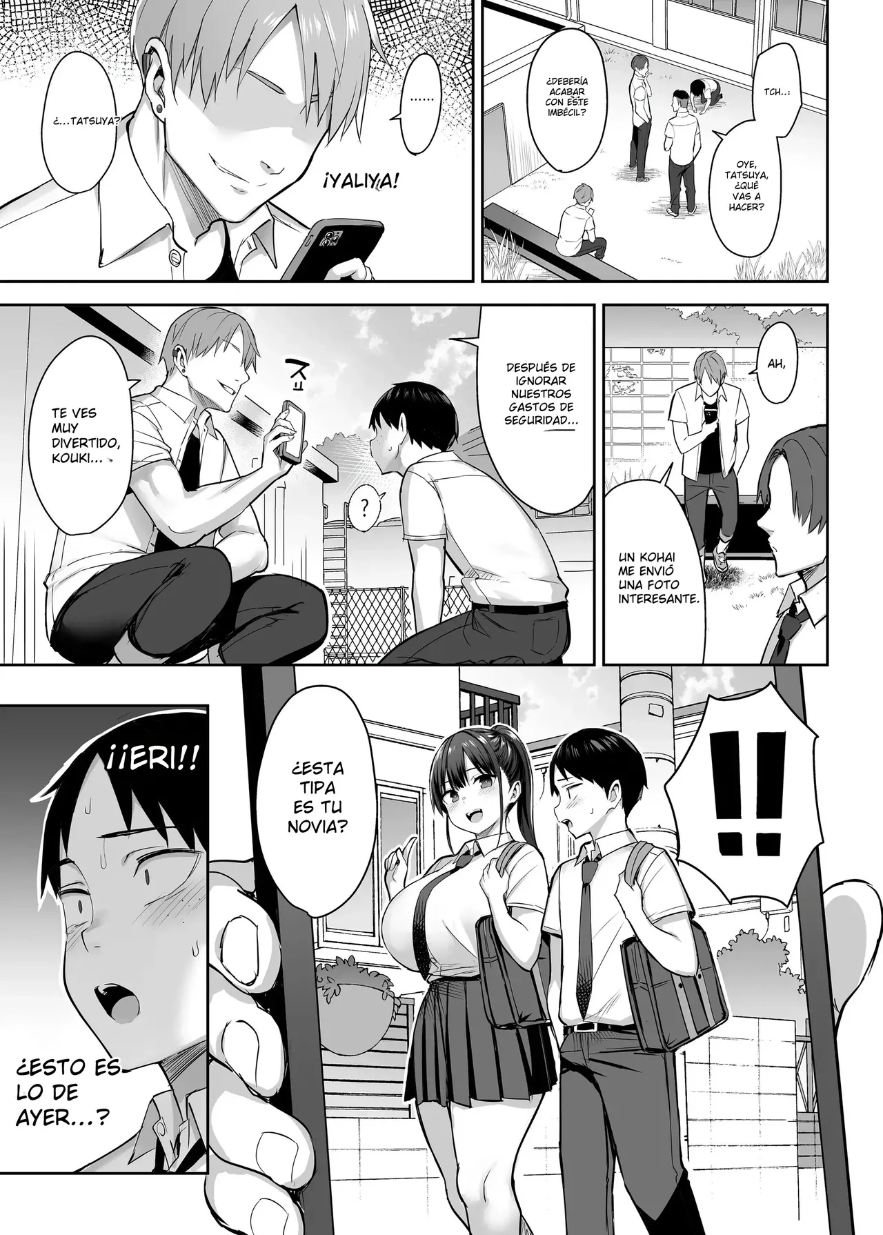 Zutto Suki Datta Kyonyuu Osananajimi ga Furyou-tachi ni Moteasobareta Nanokakan 1 page 6 full