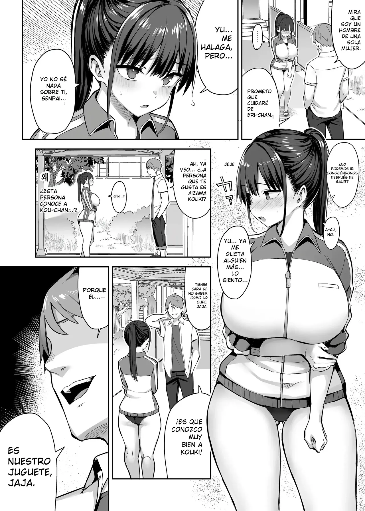 Zutto Suki Datta Kyonyuu Osananajimi ga Furyou-tachi ni Moteasobareta Nanokakan 1 page 9 full