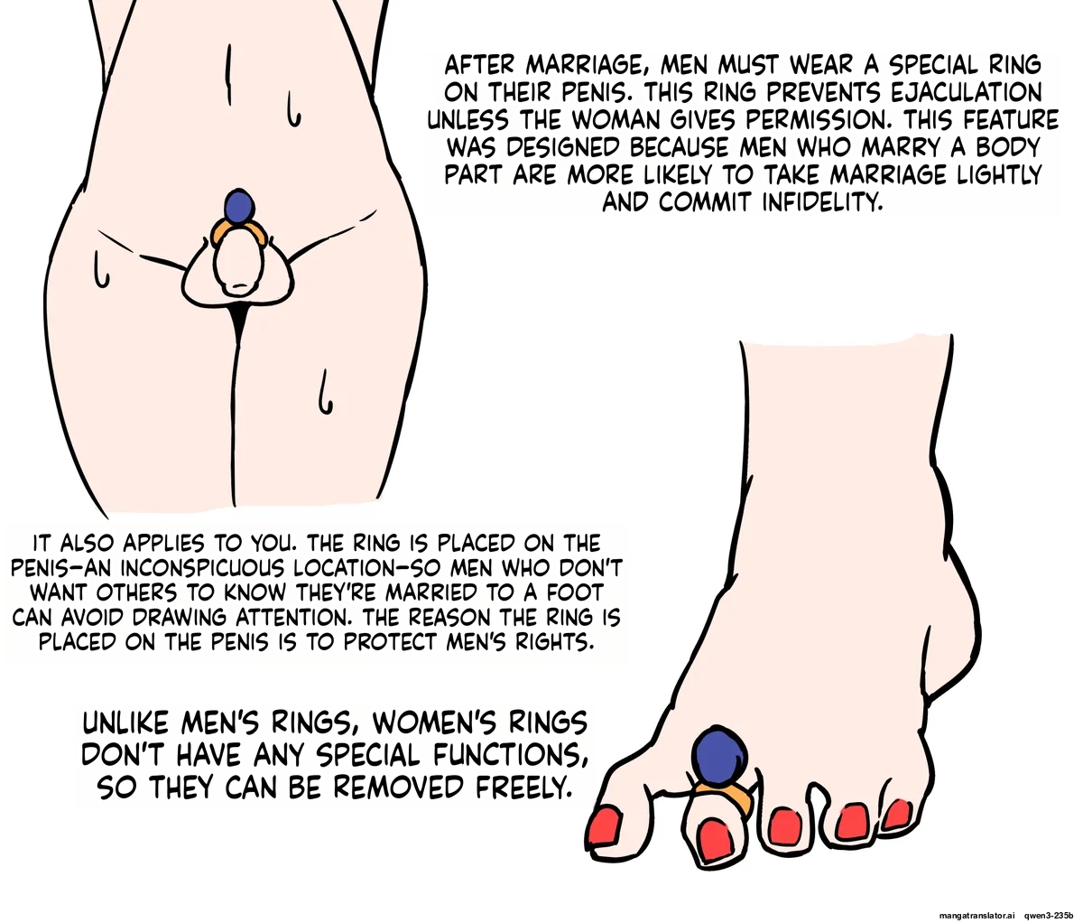 Marrying the feet of the girl I like page 4 full