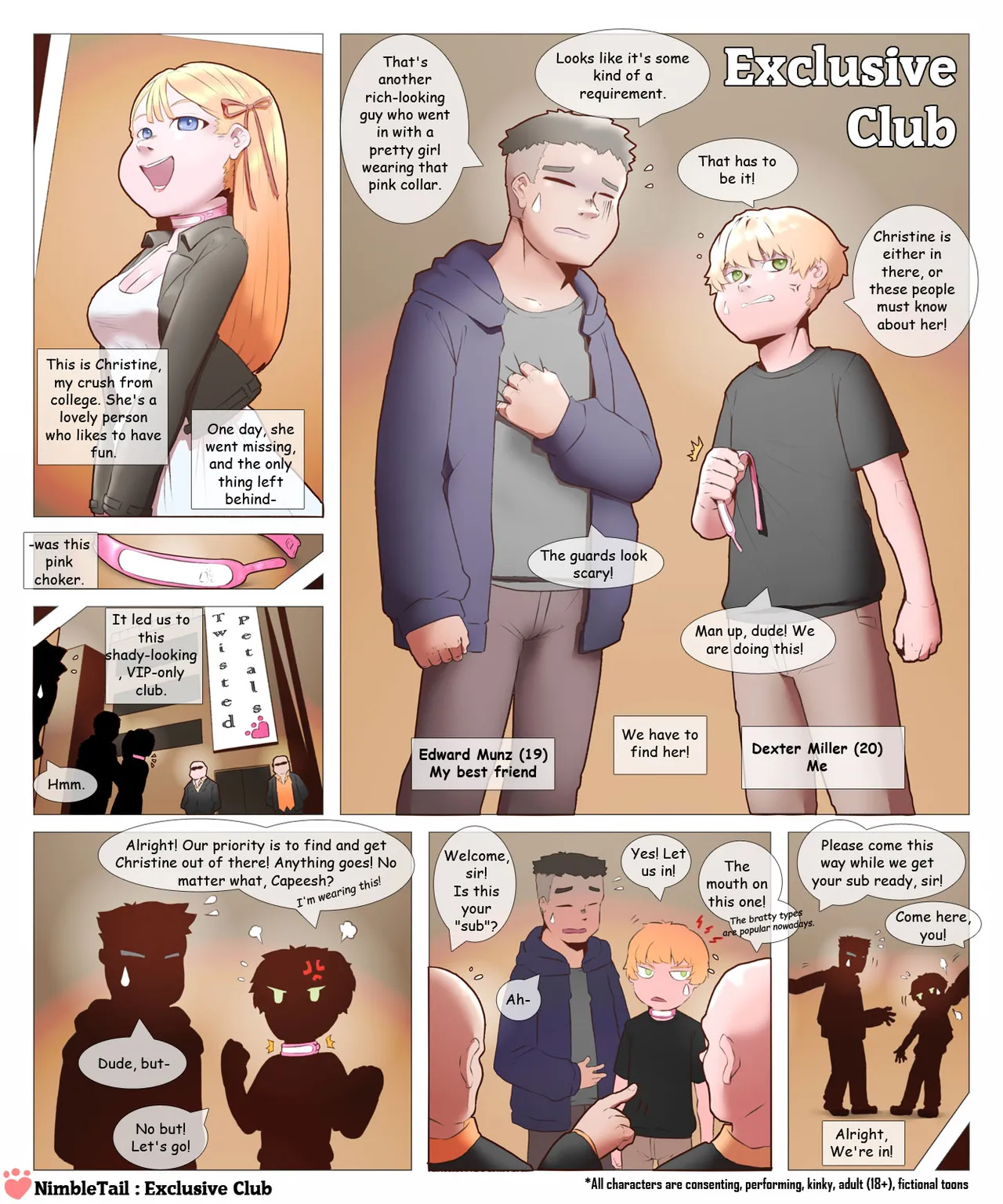 Nimbletail Exclusive Club page 1 full