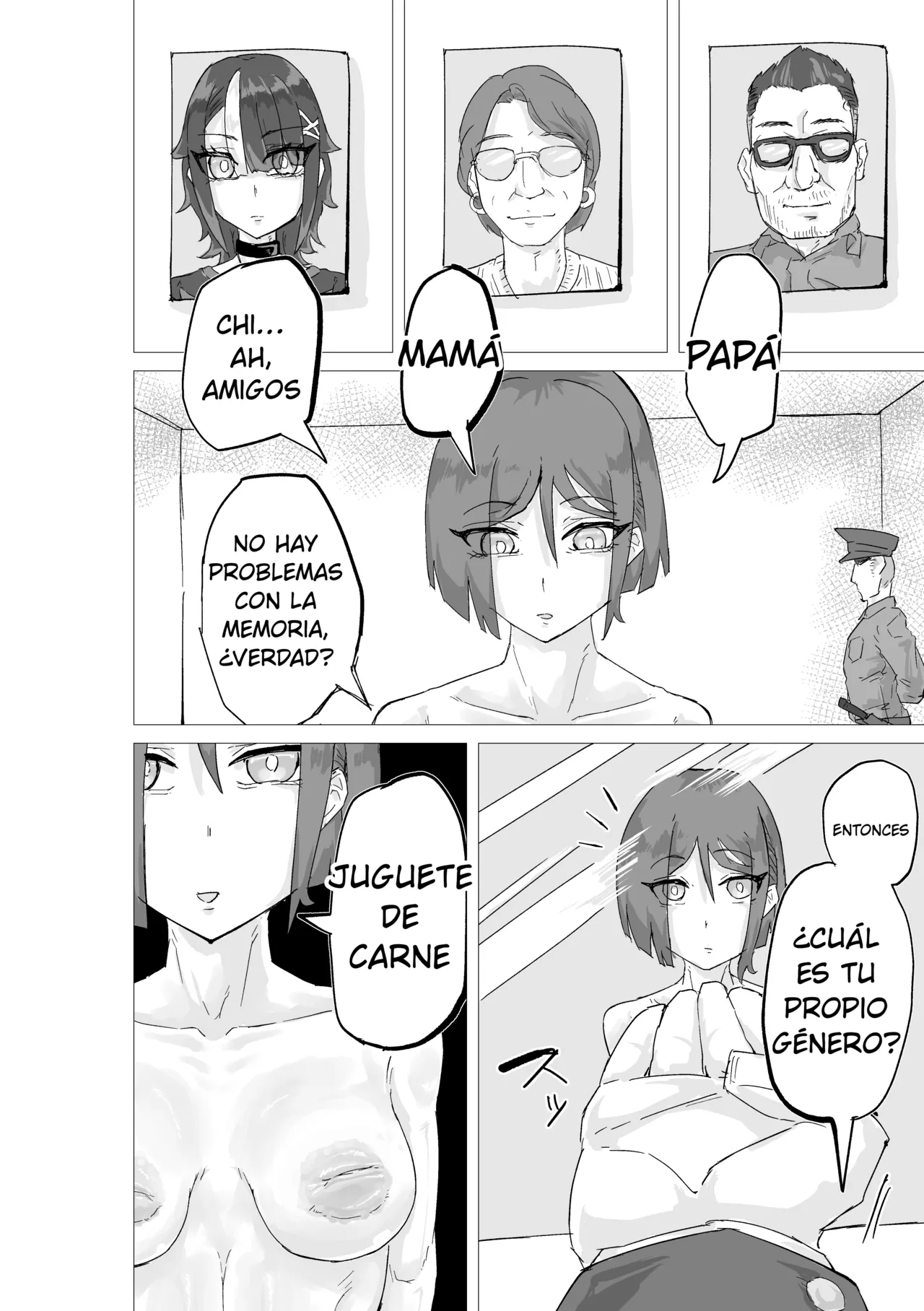 Maso Nikuka Tekigou Shujutsu ~Nikuomo Chiya wa Seibetsu Niku Omocha~| Cirugía de adaptación a juguete de carne ~Chiya Nikuomen: género y juguete sexual~ page 12 full