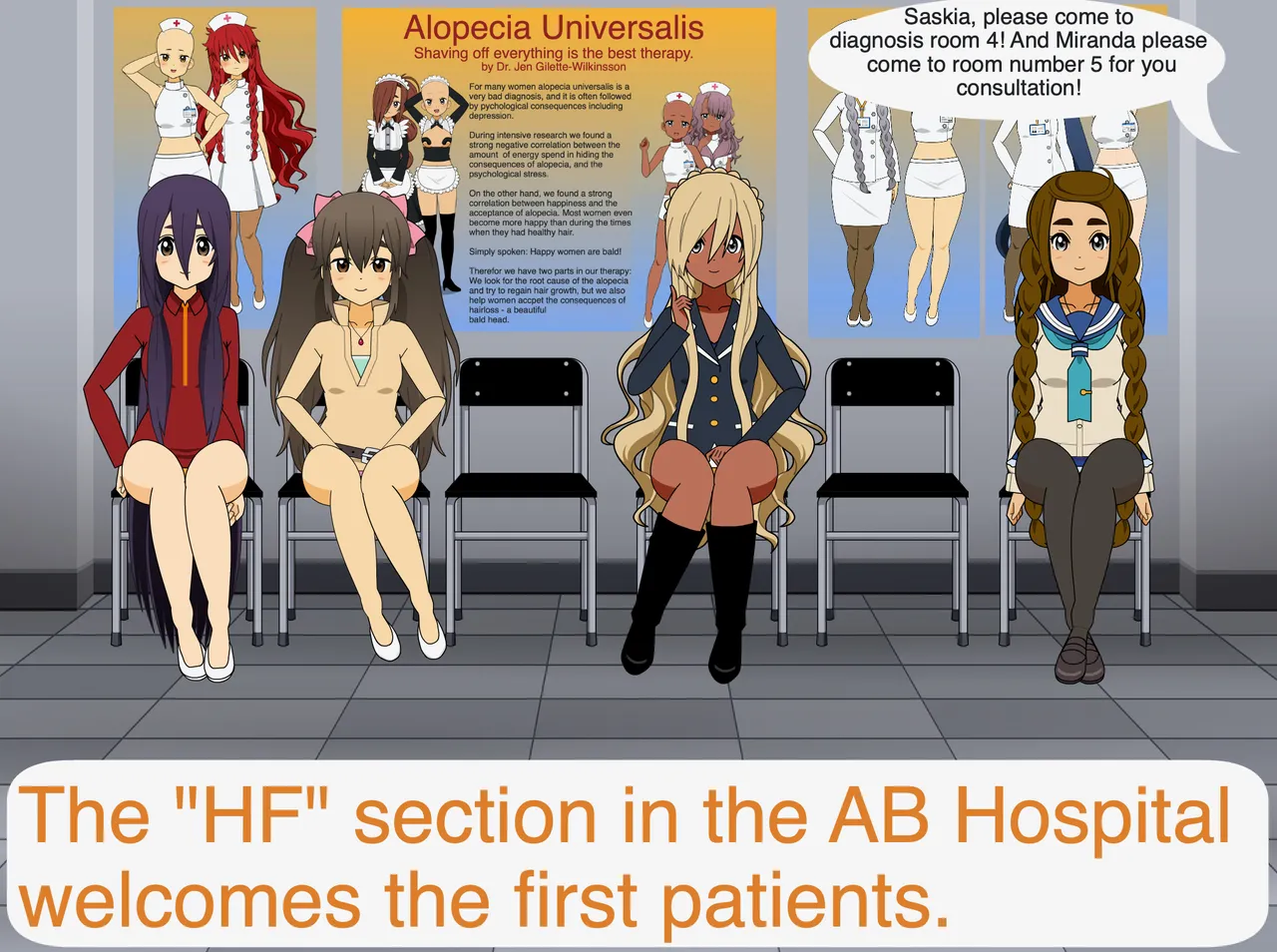 All Bald Hospital - 2 - An Ordinary Day page 1 full