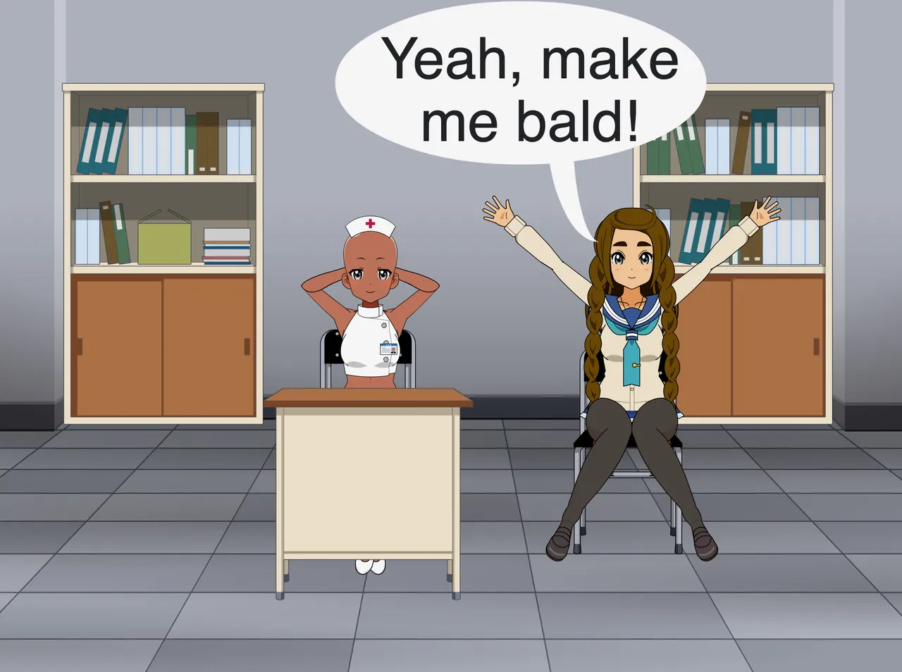 All Bald Hospital - 2 - An Ordinary Day page 6 full