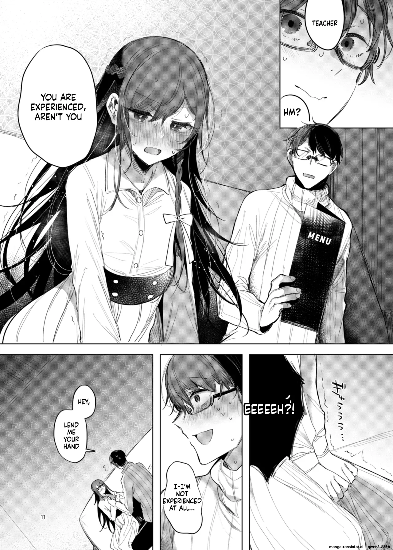 Kanja-san to Sensei ~Love Hotel de no Aise~ page 11 full